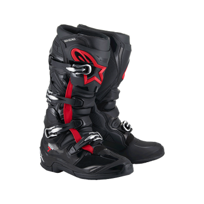 Alpinestars Tech 7 Boots - My25 - Black/Fluro Red