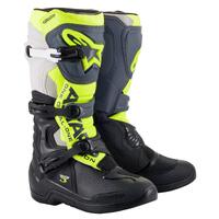 Alpinestars Tech 3 Boots - Black/Grey/Fluro Yellow