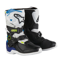 Alpinestars Tech 3S Kids Boot - White/Black/Enamel Blue