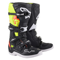 Alpinestars Tech 5 Boot - Black/Fluro Red/Fluro Yellow