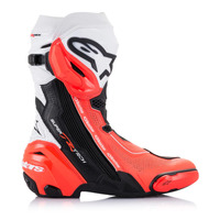 Alpinestars Supertech R V2 Boot - Black/White/Fluro Red