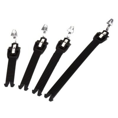 Strap Set Tech 7 5 3 Black '14 - Fits Tech 7 5 3 1 With Aluminium Bridge X4