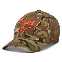 Alpinestars Ride Multicam Hat - Green/Orange