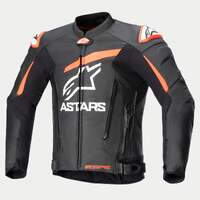Alpinestars Gp Plus R V4 Airflow Leather Jacket - Black/Fluro Red/White