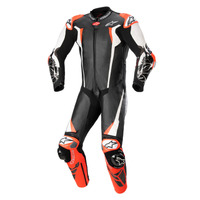 Alpinestars Racing Absolute V2 Suit - 1 Pce - Black/White/Fluro Red