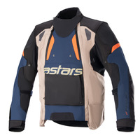 Alpinestars Halo Drystar Adventure Jacket - Blue/Khaki/Orange