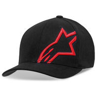 Alpinestars Corp Shift 2 Curved Peak Hat - Black/Red