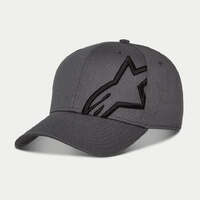 Alpinestars Corp Shift 2 Curved Bill FlexFit Hat - Dark Heather/Black