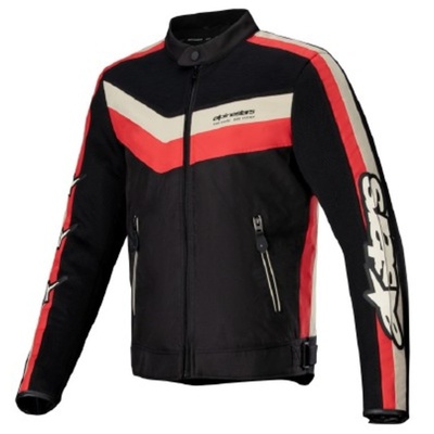 Alpinestars T Dyno Air Jacket - Black/Bright Red/Ecru