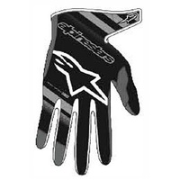Alpinestars Youth Radar Gloves - Black/Grey