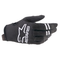 Alpinestars Youth Radar Black White Gloves