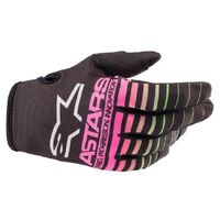 Alpinestars 2022 Youth Radar Gloves - Black/Green/Pink