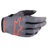 Alpinestars 2023 Youth Radar Gloves - Magnet/Neon Red