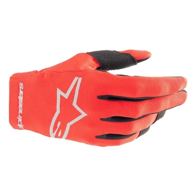 Alpinestars 2027 Radar Youth Gloves - Mars Red Silver