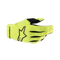 Alpinestars 2024 Youth Radar Gloves - Fluro Yellow/Black