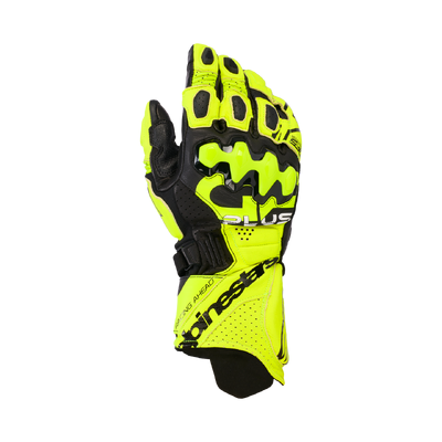 Alpinestars GP Plus R V3 Leather Gloves - Fluro Yellow/Black