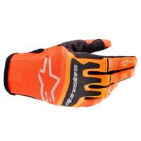 Alpinestars Techstar Gloves -  Hot Orange/Black