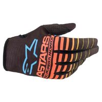 Alpinestars Radar Black Yellow Coral Gloves