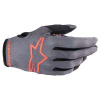 Alpinestars 2023 Radar Gloves - Magnet/Neon Red