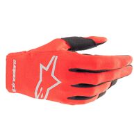 Alpinestars 2024 Radar Gloves - Red/Silver