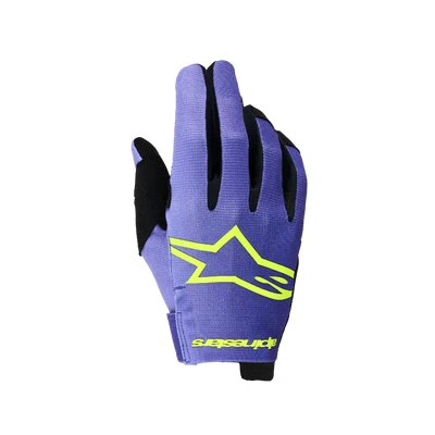 Alpinestars 2026 Radar MX Gloves - Purple/Fluro Yellow