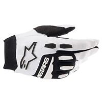 Alpinestars Full Bore White Black Gloves