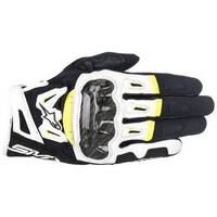 Alpinestars SMX-2 Air Carbon V2 Black/Yellow Leather Glove