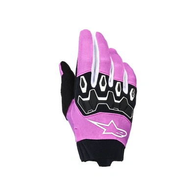 Alpinestars 2026 Womens Full Bore V2 MX Gloves - White/Fluro Pink/Black
