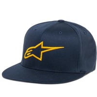Alpinestars Ageless Flatbill Hat - Navy/Gold