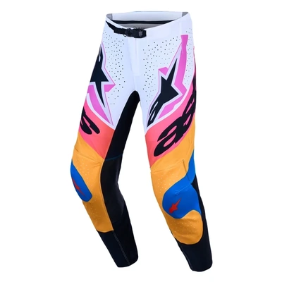 Alpinestars 2027 Supertech Dyna Pants - White Blithe Blue Black Purple