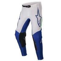 Alpinestars Supertech Risen Pants - Blue/White/Fluro Green