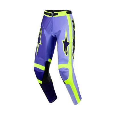 Alpinestars 2026 Racer Portl MX Pants - Purple/Fluro Yellow