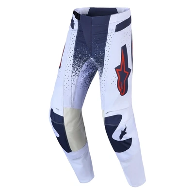 Alpinestars 2027 Techstar Swan Pants - Light Lilac Dark Gray Fluro Red