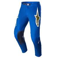 Alpinestars Supertech Bruin Pants - Blue/Brushed Gold