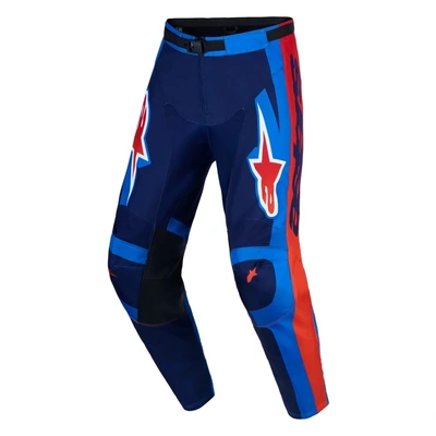 Alpinestars 2027 Racer Hunt Pants - Strong Blue Deep Blue Fire Red
