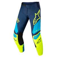 Alpinestars Techstar Factory Pants - Blue/Yellow/Fluro Blue