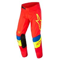Alpinestars Techstar Quadro Pants - Red/Yellow/Blue