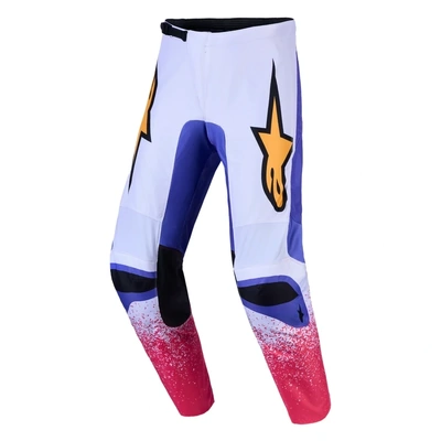 Alpinestars 2027 Fluid Drag Pants - Light Lilac Blue Iris Gold