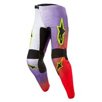 Alpinestars 2024 Fluid Lucent Pants - White/Neon Red/Fluro Yellow