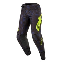 Alpinestars 2024 Techstar Rantera Pants  - Black/Navy/Fluoro Yellow