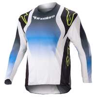 ALPINESTARS 2023 KIDS RACER PUSH JERSEY - BLUE/WHITE