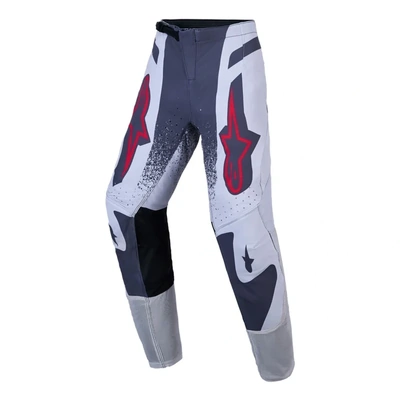 Alpinestars 2027 Supertech Swan Youth Pants - Light Lilac Dark Gray Fluro Red