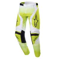 Alpinestars Youth Racer Push Pants - Fluro Yellow/White