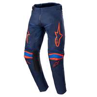 Alpinestars Youth Racer Narin Pants - Night Navy/Hot Orange