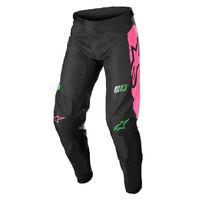 Alpinestars 2022 Youth Racer Compass Pants - Black/Green/Pink