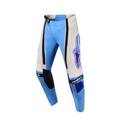 Alpinestars 2026 Womens Techstar Nomur MX Pants - Light Blue/Off White/Black