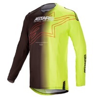 Alpinestars Techstar Phantom Jersey - Black/Fluro Yellow