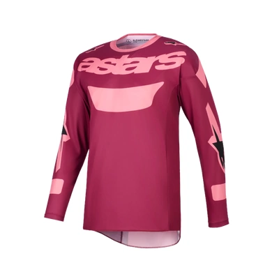 Alpinestars 2026 Racer Riway MX Jersey - Dark Red/Coral