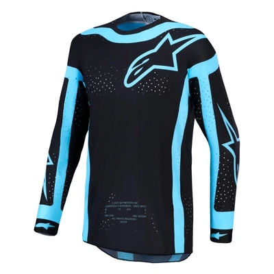 Alpinestars 2027 Supertech Vesta Jersey - Black Turquoise