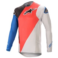 Alpinestars Supertech Blaze Jersey - Bright Red/Blue